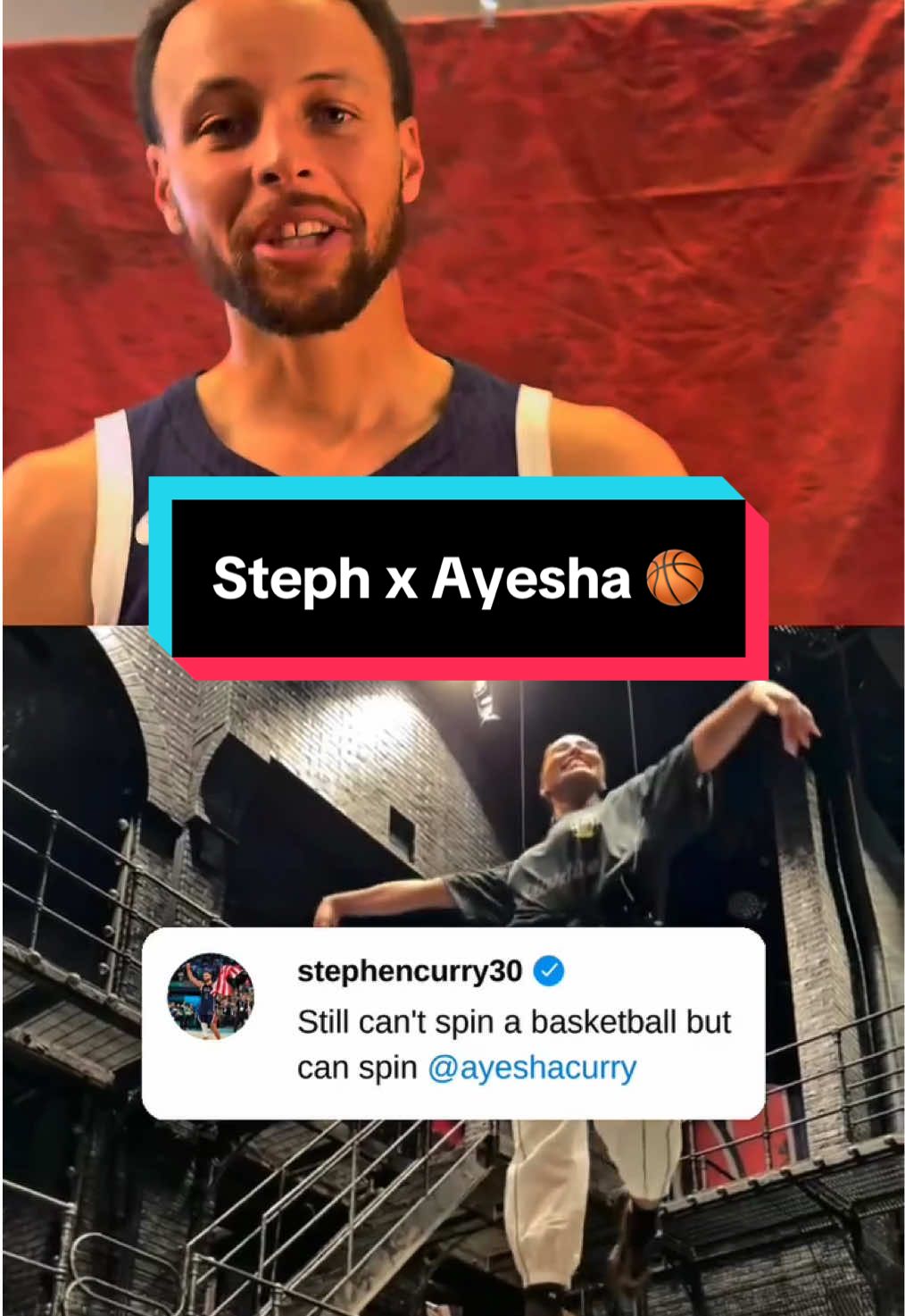 Steph can’t spin a basketball on his finger but he’s got something even better! 😂 🫶 🎥via: Stephen Curry/TT) 