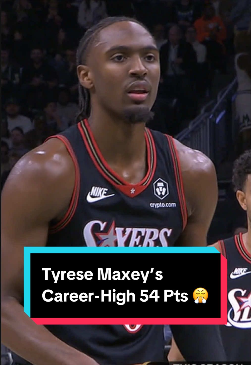 Tyrese Maxey did this on a back-to-back! What a performance finishing the game with a career-high 54 points!🔥 