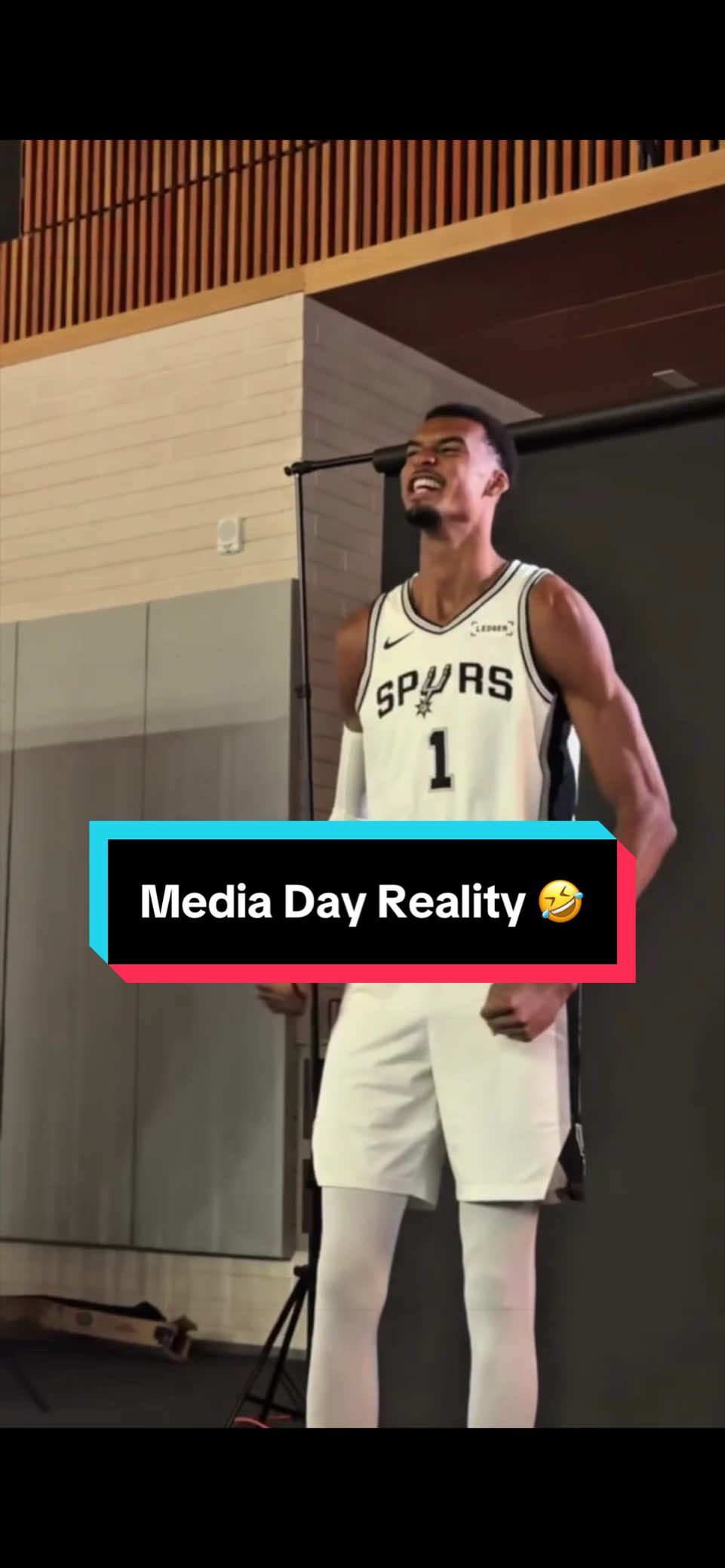 What media day REALLY sounds like… 🔊🤣 