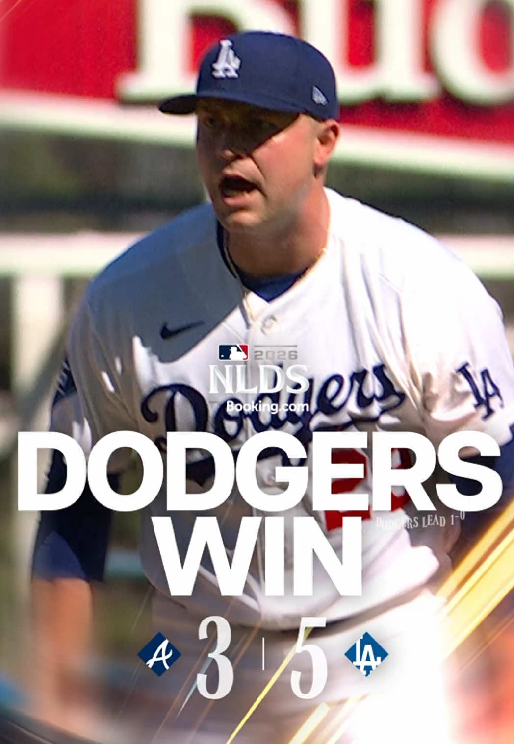 Dodgers win Game 1! 