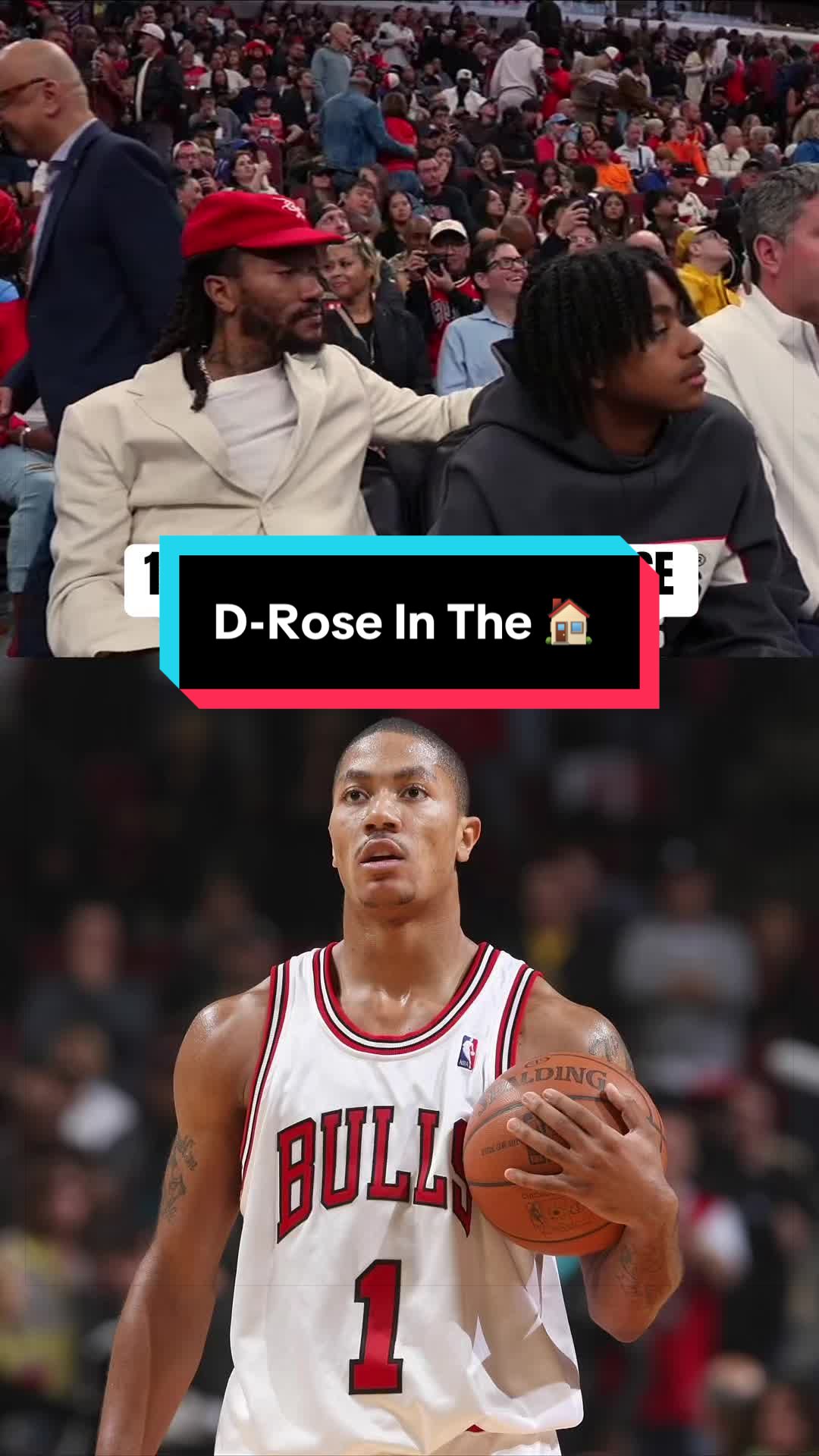 Derrick Rose in Chicago on the 18th anniversary of his NBA debut 🤩 