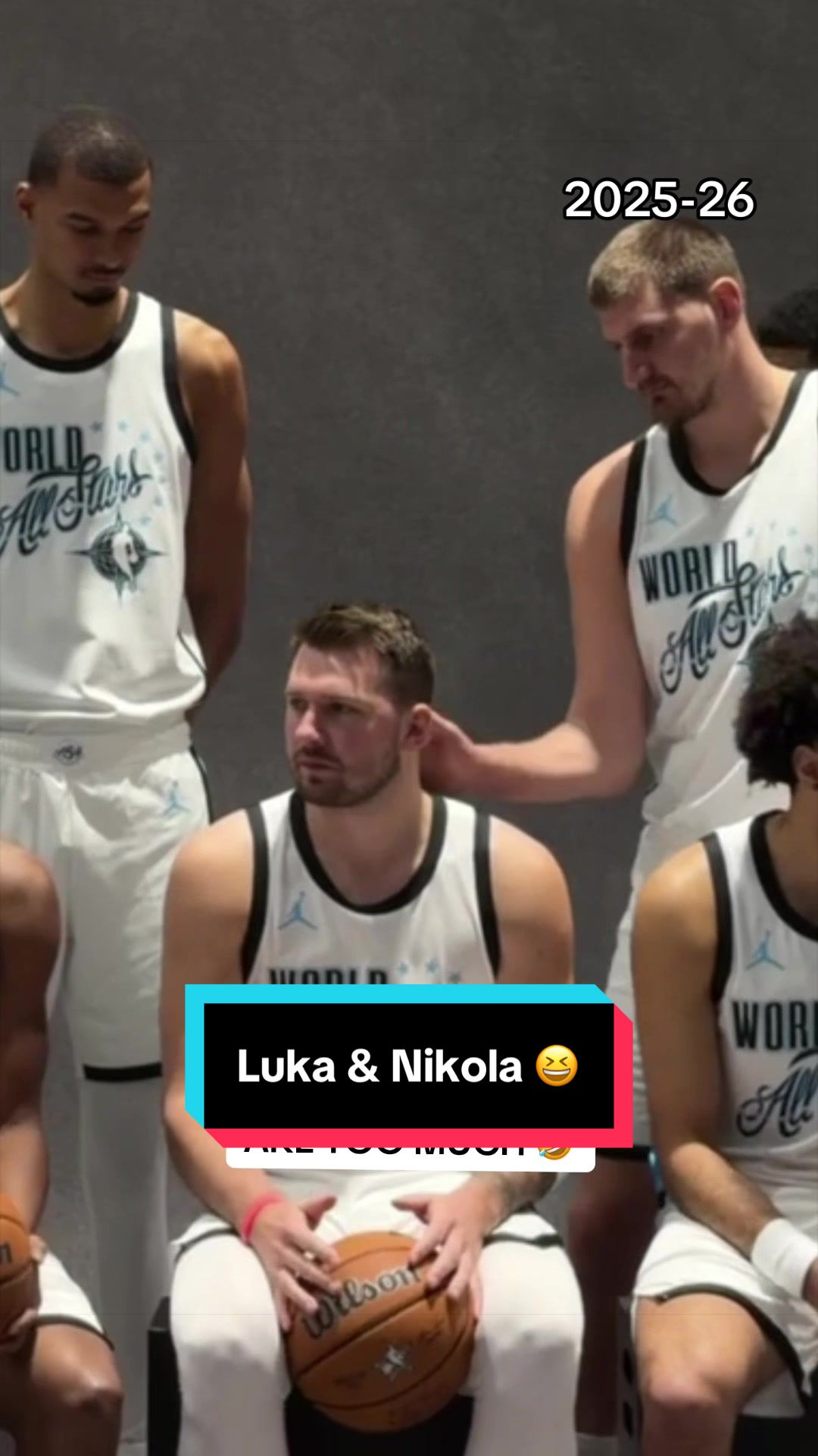 Tomfoolery content of Luka and Nikola at NBA All-Star 😂 