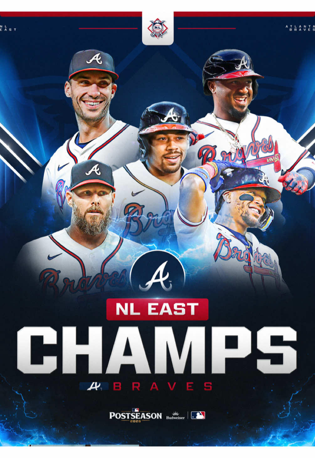 The @Atlanta Braves secure their 19th NL East crown 👑 