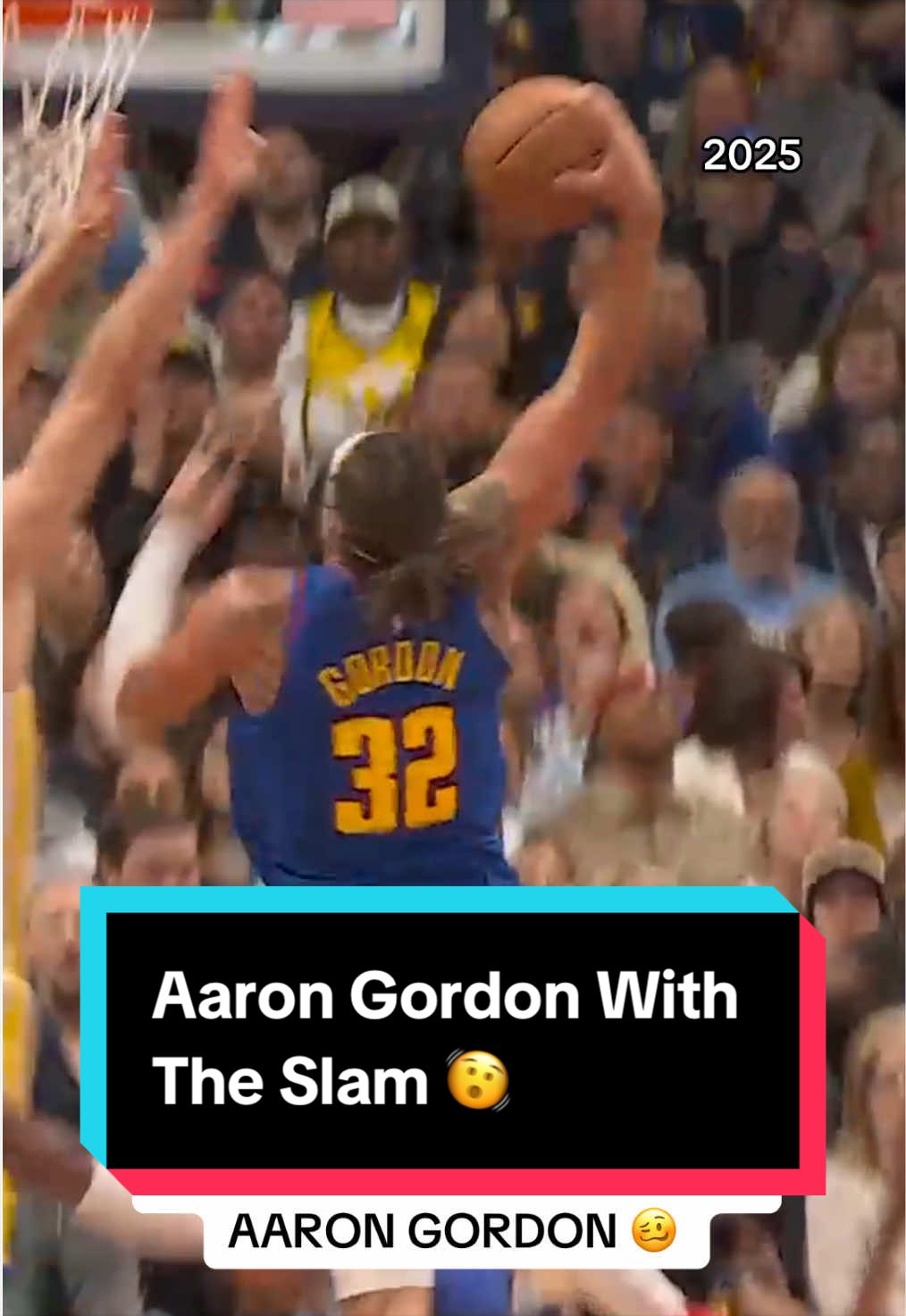 Aaron Gordon was getting to that hoop no matter what 😤 Happy Birthday, Aaron! 🙌