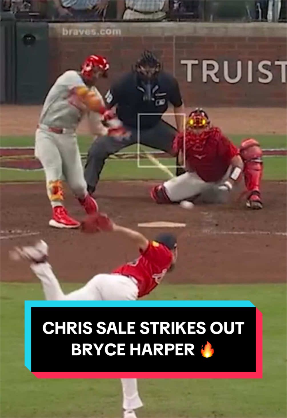 Chris Sale vs. Bryce Harper during tonight’s NL Wild Card Game 3! 