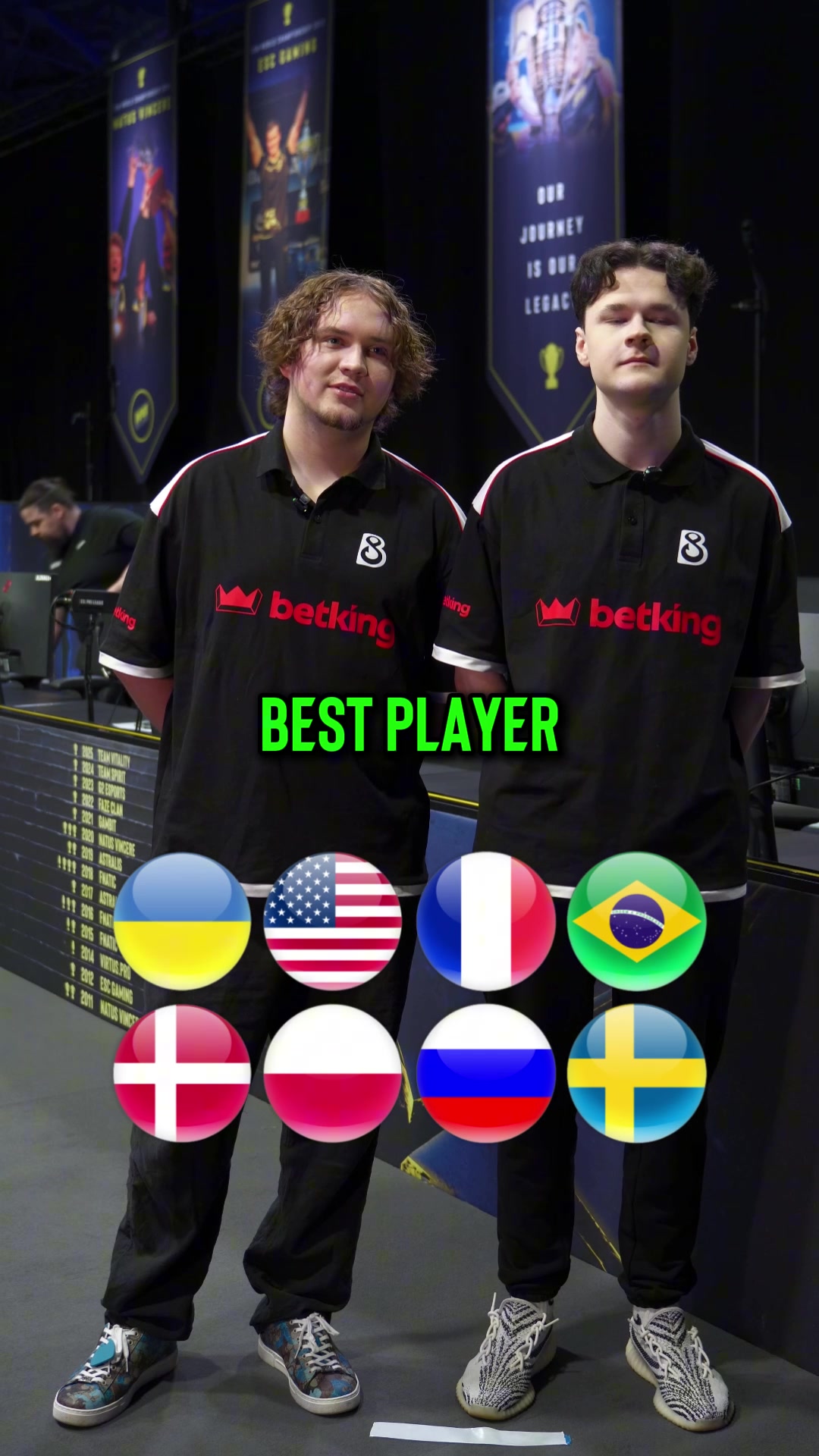 Asking PROS who’s the best player from each country 👀 