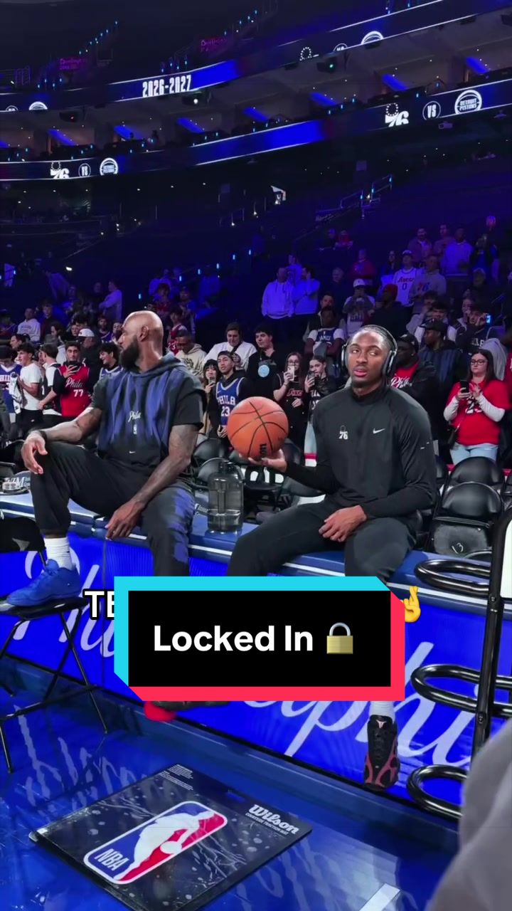 LeBron and Maxey locking in 🔒 