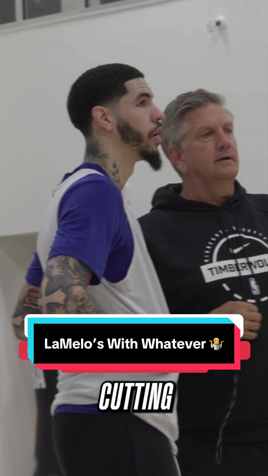 Whatever coach is with, LaMelo Ball is with 🤷😆 