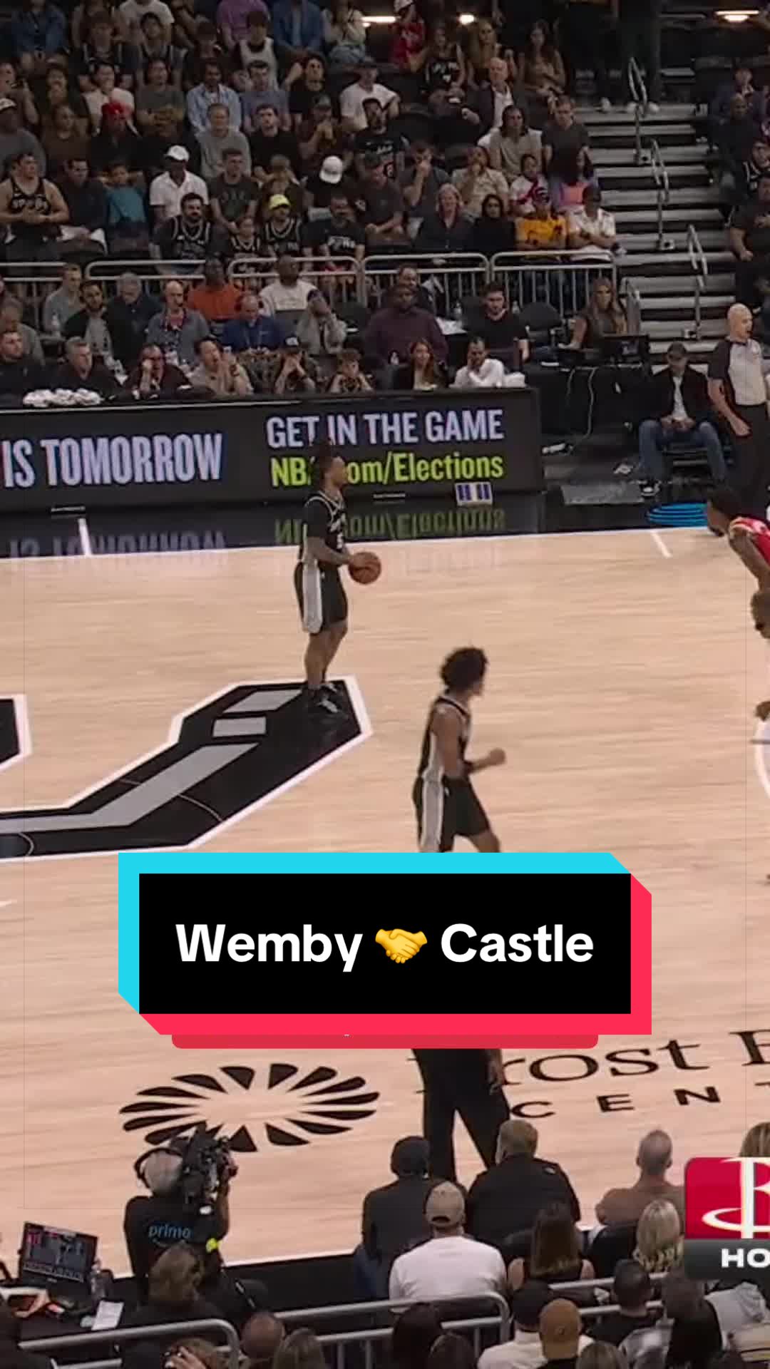 WEMBY and Castle working the two man game  >> 🧬 