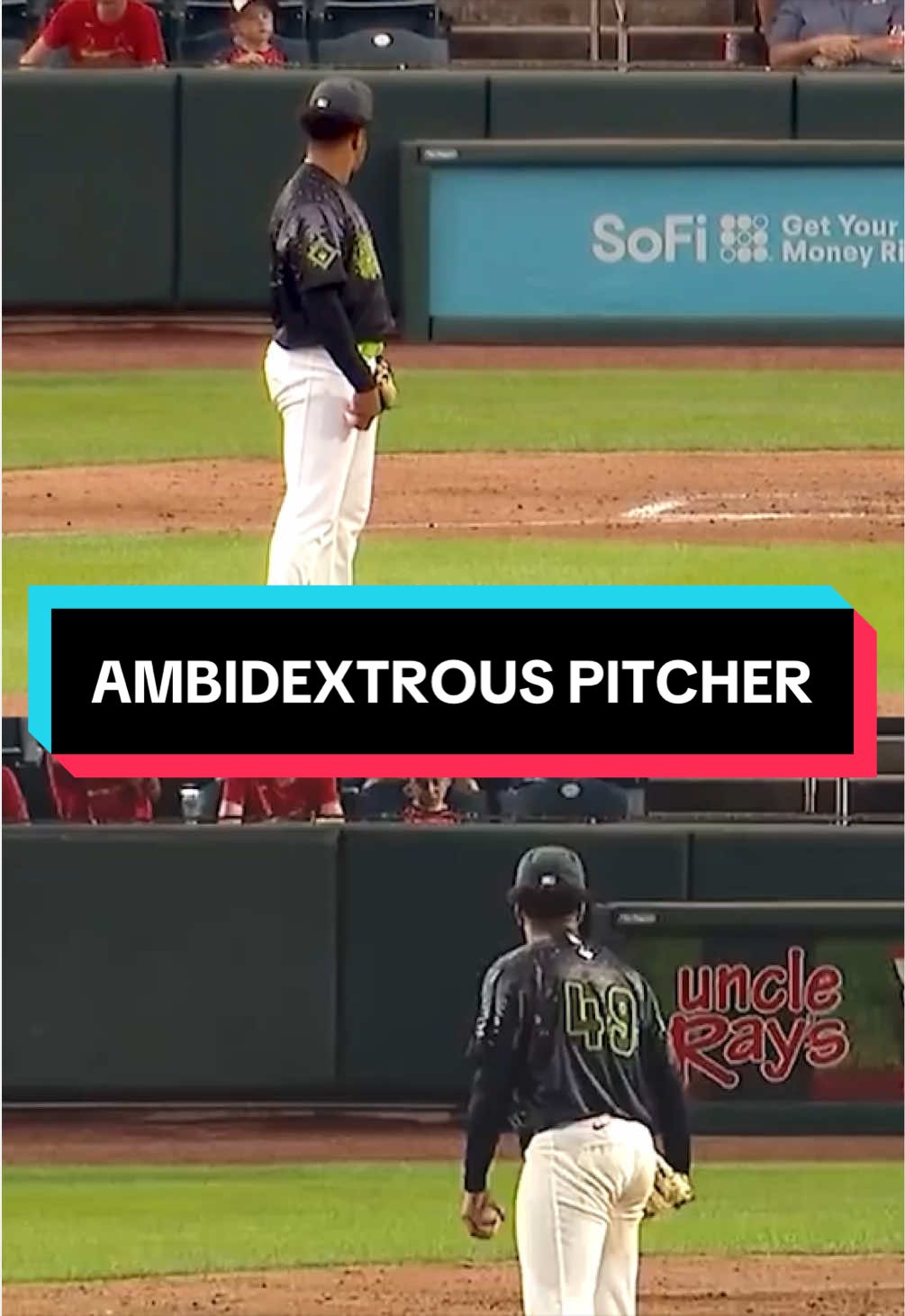 Cardinals prospect Jurrangelo Cijntje notched strikeouts as a righty AND a lefty 🤯 