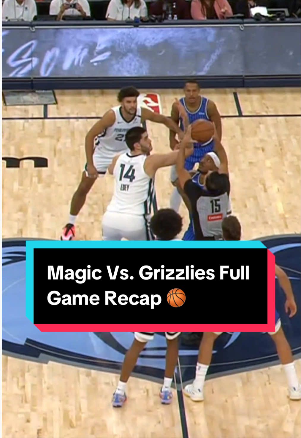 Quick rewind ⏮️. Full recap. Here’s everything from tonight @Orlando Magic vs. @memgrizz 🏀 