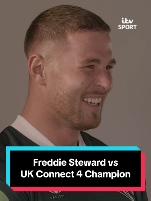 We told Freddie Steward he was facing the UK's Connect 4 Champion... we lied 😆