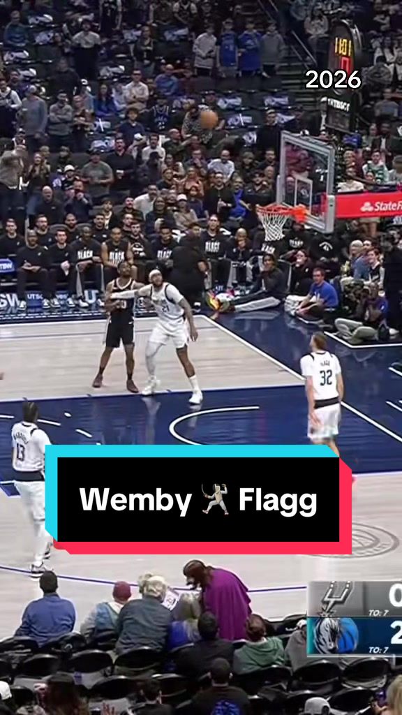When Wemby and Flagg balled out ‼️ 🤺 