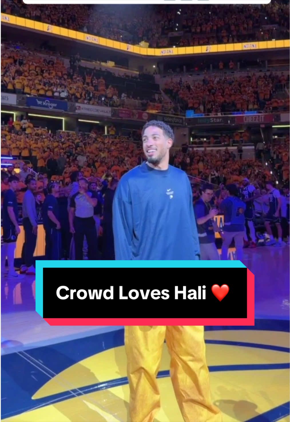 Welcome back Hali 🏡❤️ @Pacers 