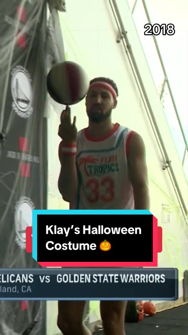Throwback to Klay’s Halloween costume 😭