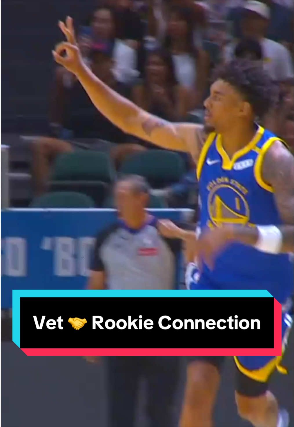 That vet 🤝 rookie connection 🧬  
