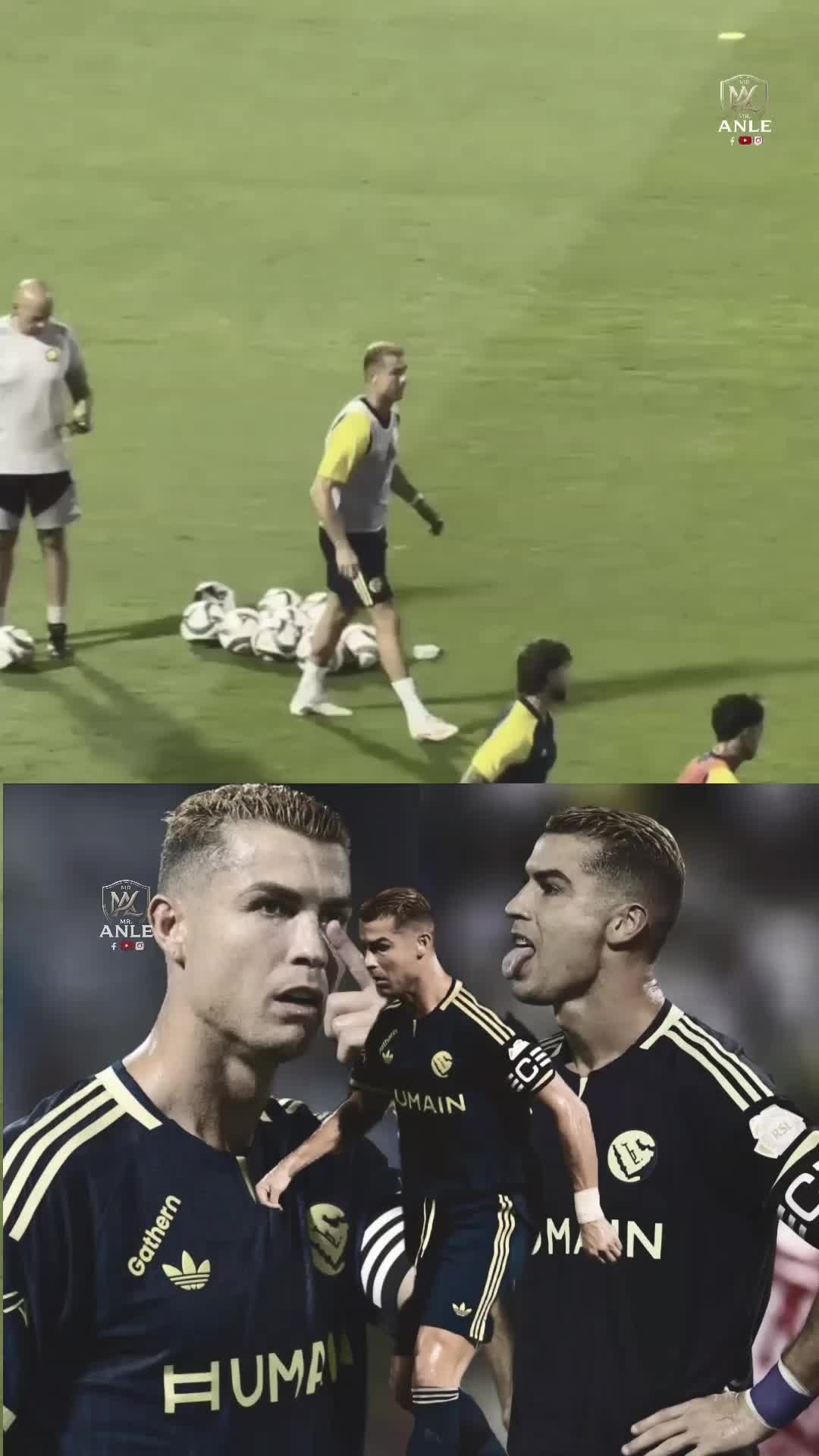 Cristiano Ronaldo and Al Nassr vs Al Khaleej 