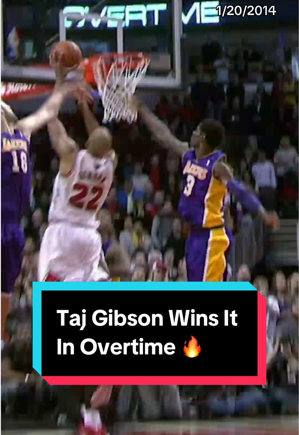 This overtime game-winning layup in 2014 showcased EVERYTHING Taj Gibson was about during his 17-year career 🔥 Congrats on retirement, Taj! 🙌 